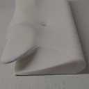 Hexus Cervical Neck Pillow for Pain Relief Sleeping, Ergonomic Memory Foam Pillows, Orthopedic Contour Neck Support Pillows with Cooling Pillowcase for Side, Back, and Stomach Sleeper, White