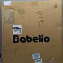 BABELIO Safety Gate Door Fits for Stairs, Narrow and Wide Doorways with Auto Close, Easy Install, No Drilling, Pressure Mounted for Baby, Child, Pets, Dog/Puppy, 26''-40'', White