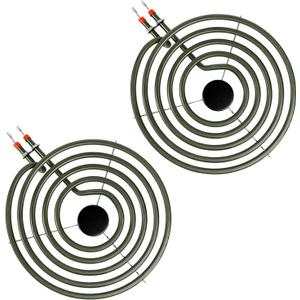 UPGRADED MP21YA 8" Electric Stove Burners Compatible with Kenmore Maytag Norge Whirlpool Stove Element Coil,MP22YA Stove Coil Electric Range Burner Element Replacement Parts Stove Top Burner (2 Pack)
