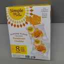 Simple Mills Almond Flour Crackers Snack Packs, Farmhouse Cheddar, Gluten Free, Flax Seed, Sunflower Seeds, Corn Free, Good for Snacks, 6.5 oz, Pack of 1 (8 Bags per Box), BB 12/24/25