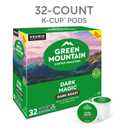 Green Mountain Coffee Roaster Dark Magic Keurig Single-Serve K-Cup Pods, Dark Roast Coffee, 32 Count (EXP 03/11/28)