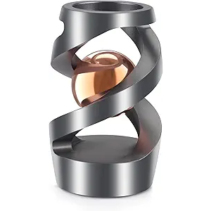 Upgraded Kinetic Desk Toys, Kinetic Spinning Desk Toy for Office for Adults, Quite Fidget Toys for Kids Teens, Desk Fidgets for Adults with ADHD (Grey Rose Gold)