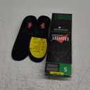 220+ lbs Plantar Fasciitis High Arch Support Insoles Men Women - Flat Feet Orthotic Inserts Standing All Day - Work Boot Shoe Insoles - Shoe Sole Flat Foot Heavy Men (S (Men 7-8.5/Women 8-9.5), Black)