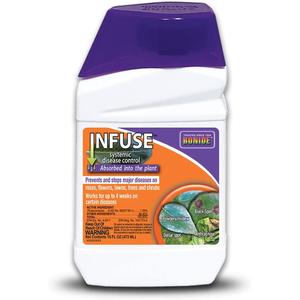 Bonide Infuse Systemic Disease Control, 16 oz Concentrated Solution for Plant Disease Control, Long Lasting & Waterproof
