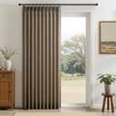 96 Inches Long Pinch Pleated Semi Sheer Curtains,Natural Linen Blended Light Filtering Window Curtains 96 Length for Living Room Bedroom Pinch Pleat Drapes with Hooks 1 Panels 60" Wx96 L