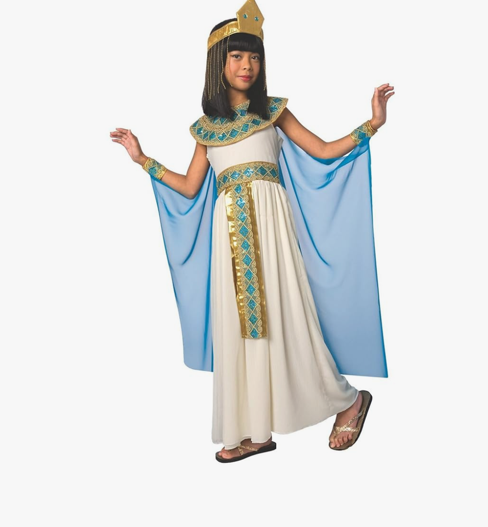 Morph Cleopatra Costume Kids, Egyptian Costume Kids, Cleopatra Costumes for Girls, Halloween Costumes for Girls, Size Medical
