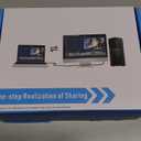 8K HDMI 2.1 KVM Switch 4 Computers 4 Port USB 3.0 8K@60Hz/4K@144Hz 4 In 1 Out Keyboard Mouse KVM Switches EDID Emulator for 4 PCs Share 1 Monitor and 4 USB Devices, with 4 USB 3.0 Cable & Wired Remote