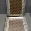 TOFOREVO Picture Frames 8x10 Set of 2 Distressed White Wood Grain Photo Frame for Gallery Wall Mounting or Tabletop Display