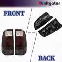 waltyotur A Pair of Smoked Black Taillights Replacement for F250 2008-2016 Tail Lights BC3Z13404A, BC3Z13405A
