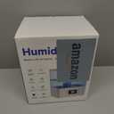 6L Humidifiers for Bedroom Large Room, Cool and Warm Mist Humidifiers for Nursery & Plants, Mist Top Fill Desk Humidifiers Essential Oil Diffuser with Adjustable Mist,360NozzleAuto Shut-Off-Black