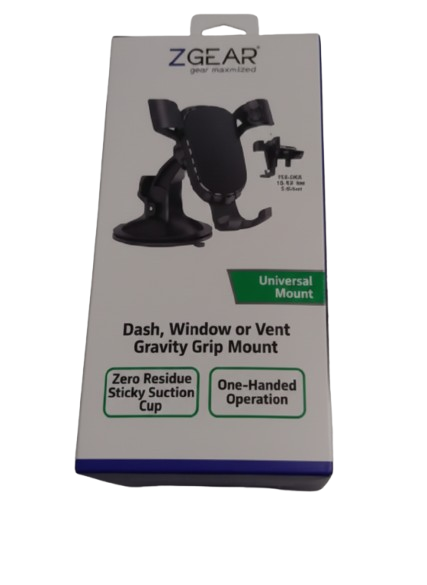 ZGEAR Dash, Window Or Vent Gravity Grip Mount Universal Mount