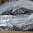Outdoor Water-Resistant Olefin Chaise Lounge Cushions with Pillow, Weather and Fade Resistant Patio Furniture Lounge Chair Cushion Ideal for Patio, Lawn, Garden, Dark Gray, 72"L x 21"W x 5"T
