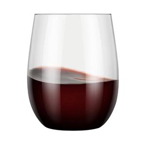 48 Stemless Plastic  Glasses - 12oz Clear Disposable Party Cups for Parties - Tumblers