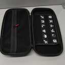 CHIKIXSON Carrying Case for Nintendo Switch 2 (2025), Hard Shell Travel Bag with 10 Game Card Slots, Portable, Theme Zipper, Black