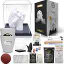 Crafts North Hand Casting DIY Kit for Couples | Complete kit with Acrylic Display, Wooden Base, and Step-by-Step Guide to Create a Perfect Hand molding Christmas Gift