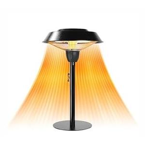 Star Patio Outdoor Heater, Electric Tabletop Heaters Tip-Over Protection, IP44 Waterproof, 1500W Infrared Patio Heater, Hammered Bronze Finished, ZHQ1566-CTN2025Star Patio Outdoor Heater, Electric Tabletop Heaters TipOver Protection, IP44 Waterproof, 1500W Infrared Patio Heater, Hammered Bronze Finished, ZHQ1566CTN2025