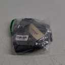 ZeroBound Women's Sports Bra High Impact Lightly Lined Underwire V Neck Full Figure Running Workout Bras (38D, Black)