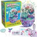 Creativity for Kids Mini Garden: Mermaid Terrarium Kit - Mermaid Gifts for Girls, Crafts and Toys, Easter Basket Stuffers for Kids (Ages 6+)