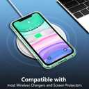 SPIDERCASE for iPhone 11 Case,Crystal Clear with 2 pcs[Tempered Glass Screen Protector+Camera Lens Protector] Slim Fit Protective Phone Case,Clear