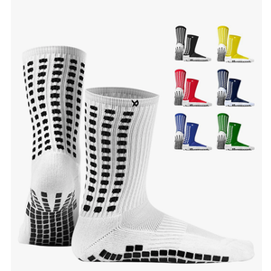 Lux Dual Grip Socks - Soccer Grip Socks for Men and Women. GripArray Performance & Comfort