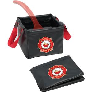 Grill Rescue Collapsible Bucket Durable, Foldable Water Bucket for Grill Cleaning, Camping, and Outdoor Use (Dunk Tank)