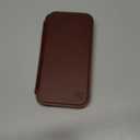 SHIELDON Slim Case Wallet for iPhone 17 Pro 6.3-inch 2025 | Genuine Leather, Flip Design, Wireless Charging, Magnetic, RFID Blocking Credit Card Holder, Full Protective Cover - Retro Coffee