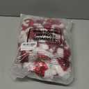 Nuenen 100 Pcs Mini Santa Hats 2.4x4.7 Inch Christmas Mini Elf Hats for Crafts Gifts Wine Bottle Xmas Party Table Decorations