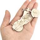 30 Pack 4 Inch Wood Motorcycle Cutouts Unfinished Wood Motorcycle Crafts Wooden Motorcycle Hanging Ornaments DIY Motorcycle Craft Gift Tags for Home Party Decoration