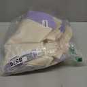 Sanwuta 24 Pcs Canvas Tote Bags Bulk 18.5" Cotton Cosmetic Bags with Zipper Reusable Shopping Tote with Handles(Beige and Light Purple)