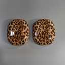 Joyleop for Airpods Max Case - Stylish Durable Hard for AirPods Max Covers, Cool Protective Headphones Case with Unique Design, Pretty Essential Accessories for Headphones, Leopard