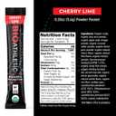 Probiotic + Electrolyte Hydration Drink Mix, with Vitamins D & B12, USDA Organic, NSF Certified for Sport, Subtle Cherry Lime Flavor, Naturally Light Taste, 10 Sticks, Exp: 04/2027