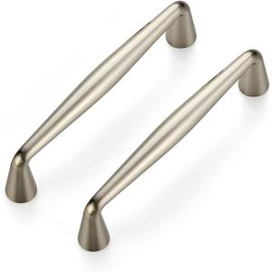 Ravinte 10 Pack 3-3/4 Inch Brushed Nickel Kitchen Cabinet Handles Solid Zinc Alloy Cabinet Pulls Cupboard Hardware Drawer Handles