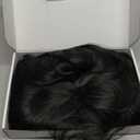 FESHFEN Pixie Cut Wigs Synthetic Short Pixie Haircut Wig with Bangs Glueless Layered Wig Wavy Wigs for Women, Black