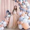 28FT-4PCS Rose Gold Sequin Backdrop Curtains Panels, Photography Backdrop Glitter Curtains Fabric Background for Christmas Wedding Party Decor