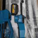 SEESII 2-in-1 Electric Pole Saws for Tree Trimming, 6 Inch Mini Chainsaw Cordless with Extension Pole, Battery Powered Pole Chain Saw, Tree Trimmer Limb Branch Cutter Pruner with 2 Battery PS600 (Blue)