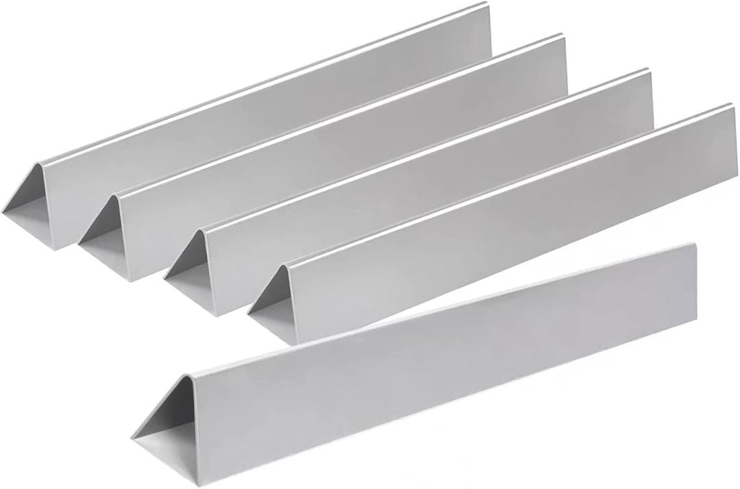 Leship 21.5" Flavorizer Bars Replace for Weber 7534 Genesis Silver A,Spirit 200 Series (with Side Control) Spirit 500 Grills,Durable 304 Stainless Steel Flavor Bars