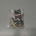 2 x Black Cat What Wooden Christmas Ornament - Fun Black Kitten Holiday Decoration for Kitten Owners - Festive Tree Ornament with Cat in a Christmas Tree Design