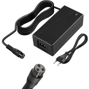 Xahpower 24 V Electric Scooter Charger, 12 mm Connectors Charger for Razor E100 E200 E200S E175 E300 E300S E125 E150 E500 PR200 E225S E325S MX350 MX400 ZR3 50 PR200 Pocket Sports Mod