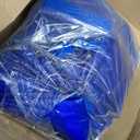 Artpuch Heavy Duty Tarp Customized Finished Size 3x7 FT, 12 Mil Waterproof Poly Tarps with Grommets, Multipurpose Protective Tarp Cover for Outdoor Camping, Blue
