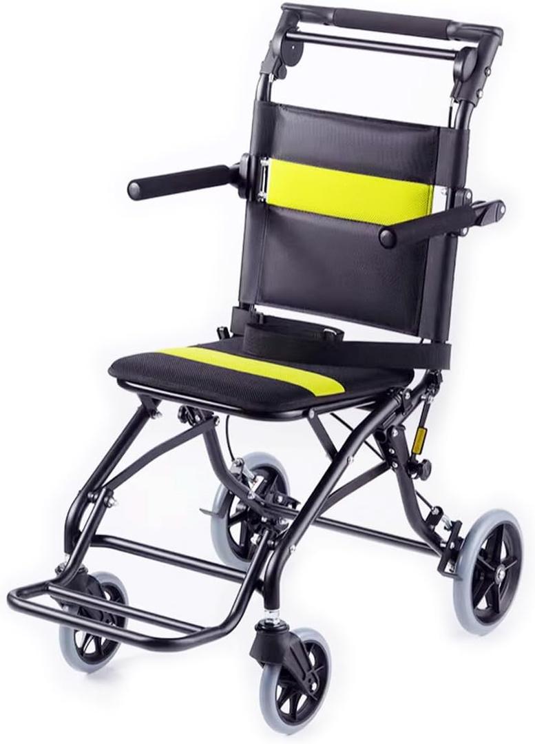 yuwell Ultra Lightweight Transport Wheelchair for The Elderly and Children,16 lbs