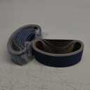 3x21 Inch Sanding Belts 21 Pcs 7 Grits Sizes (3 Each of 40/60/80/120/150/240/400 Grits) Heavy Duty Belt Sander Zirconia Belt Sander Paper for Wood, Metal, Stainless Steel, Cars, and Furniture