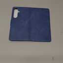 SUANPOT Compatible with Samsung Galaxy S25 Plus Wallet case with RFID Blocking Credit Card Holder,Flip Book PU Leather Protective Cover Women Men for Samsung S25 Plus Phone case Sky Blue