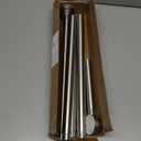 Shower Curtain Rod, 1" Diameter Heavy Duty Tension Shower Rod, Non Slip Adjustable 28-74 inch No Drill Shower Curtain Rods Spring Tension For Bathroom, Shower Stall, No Rust, Brushed Nickel