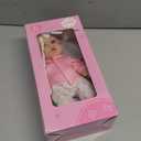 12" Baby Doll with Pink Bowknot Clothing Set,12 Inch Realistic Baby Dolls with Clothes and Accessories,Pacifier Bottle Toy Pretend Play Collection for 3+ Child Girls Gifts