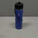 Hydro Flask Water Bottle - Insulated Stainless Steel - Wide Straw Lid, Non Spill, Leakproof in 24 Oz Aloe Green (Cascade)