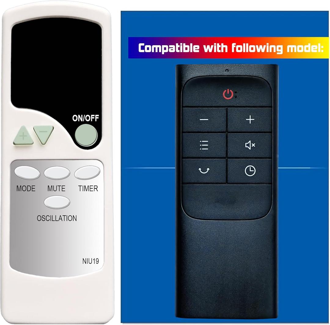 Replacement Remote Control for Dreo Tower Fan DR-HTF004 DR-HTF004S DR-HTF005 DR-HTF005S DR-HTF007 DR-HTF007S DR-HTF001 DR-HTF001S DR-HTF002 DR-HTF002S DR-HTF003