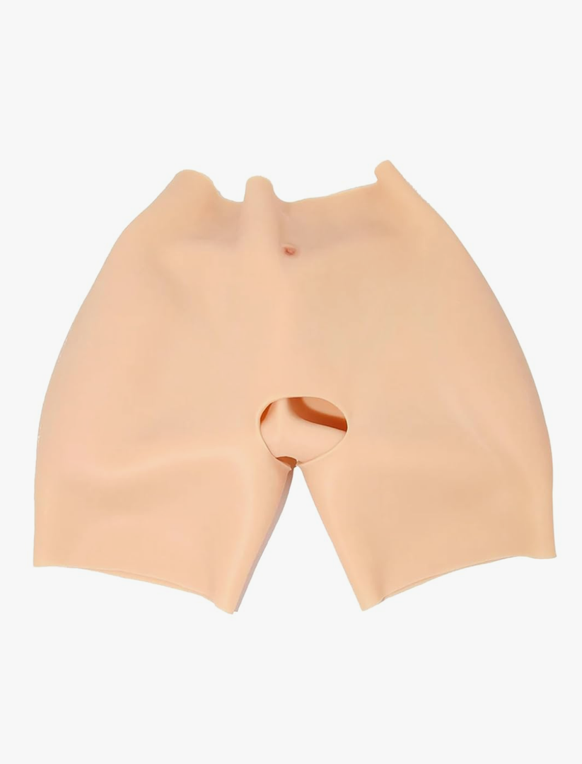 Silicone Hip Enhancer Panty Shapewear Butt Lift Control Shorts for Crossdressing Apparel Male to Female Color Natural