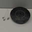 AMZtime Solar Water Fountain, Upgraded Solar Bird Bath Fountains with 6 Nozzles, Free Standing Floating Solar Powered Water Fountain Pump for Bird Bath, Garden, Pond, Pool and Outdoor (1w)