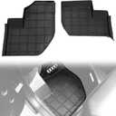 A & UTV PRO Floor Mats for 2021-2025 Yamaha Wolverine RMAX 1000 / 2 / 4, 2018-2024 X2 / X4, Front Row Floor Slush Liner, All Weather TPE Material Protection Accessories
