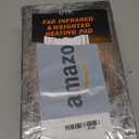 UTK Weighted Heating Pad for Neck and Shoulders and Back, 30s Fast Heat, 6X Deeper Pain Relief, Faux Rabbit Fur Fabric, 8 Heat Settings Max 159, 4H Auto Off, Memory Function, 24"x 20", Birthday Gifts